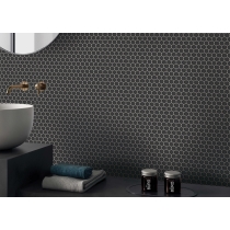SAVVY - 2X2/11X12, PEWTER, GLOSSY